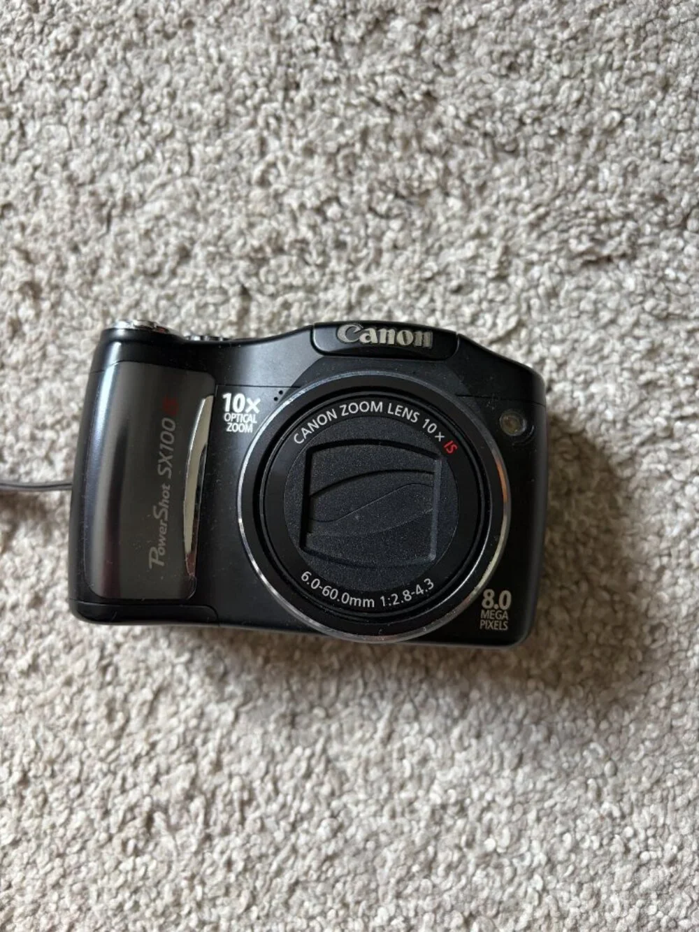 Canon PowerShot SX100 IS 8.0MP Digital Camera Black